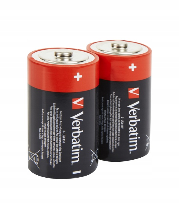Bateria VERBATIM Premium Alkaline D/LR20 1,5V alkaliczna blister (2szt) (49923), ba 0361284