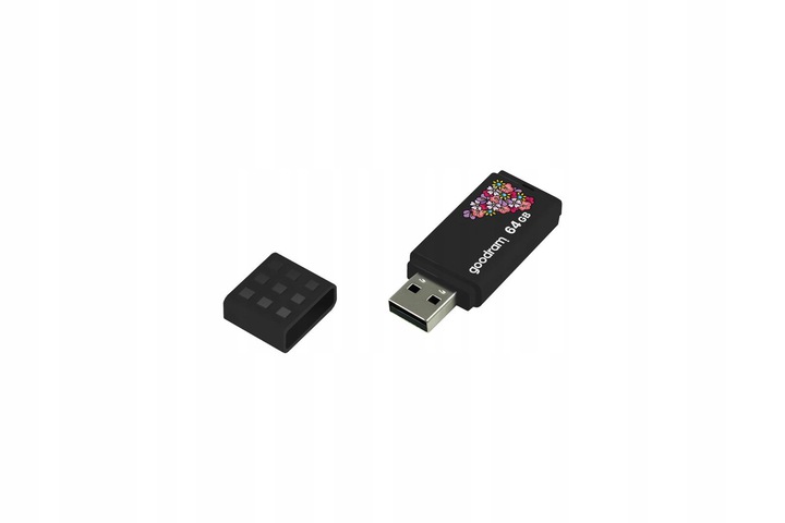Pamięć USB GOODRAM 64GB UME2 czarny USB 2.0 UME2-0640K0R11-SP wer.SPRING, xu 0112544