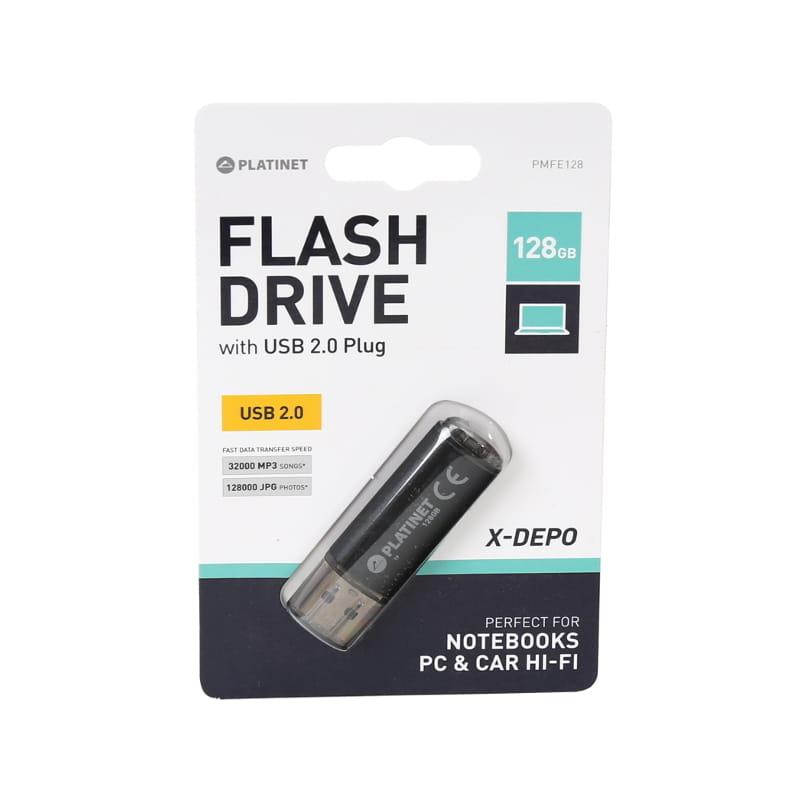 Pamięć USB 128GB PLATINET X-DEPO USB 2.0 (41590), xu 0114047