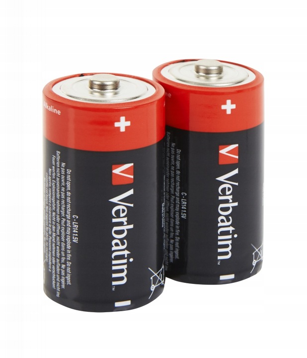 Bateria VERBATIM Premium Alkaline C/LR14 1,5V alkaliczna blister (2szt) (49922), ba 0359284