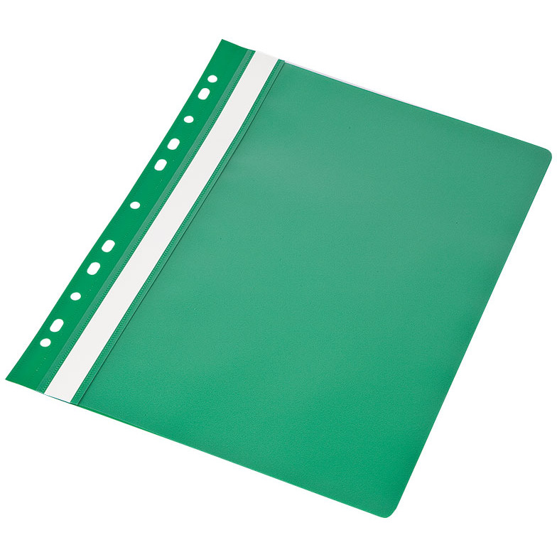 Skoroszyt A4 twardy wpinany typu PVC (10) zielony 0413-0019-04 Panta Plast, sk 0504226