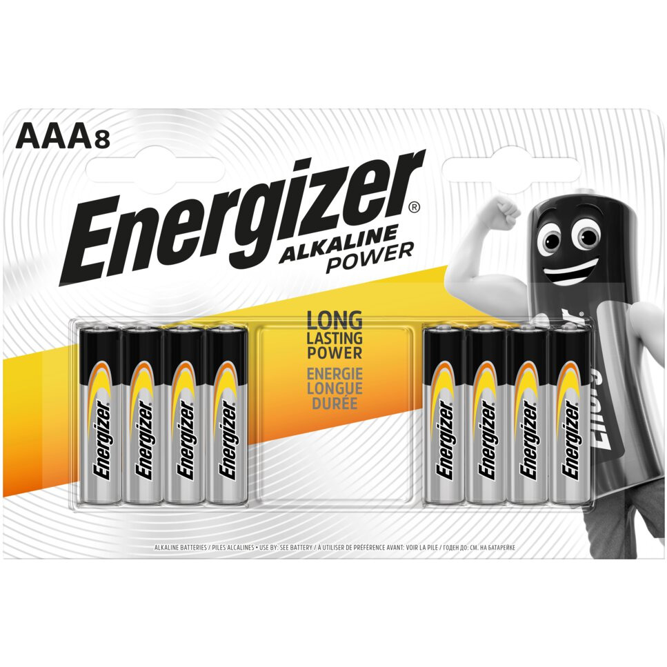 Bateria ENERGIZER Alkaline Power AAA/LR03 alkaliczna (8szt), bak0308272