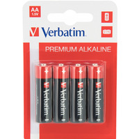 Bateria VERBATIM Premium Alkaline AA/LR6 1, 5V alkaliczna blister (4szt) (49921)