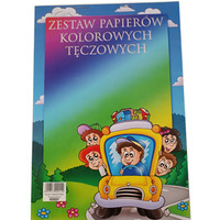 Zeszyt papierw kolorowych A5 8k TCZA 000121