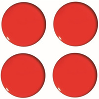 Magnesy do tablic czerwone wypuke 40mm (4szt.) GM303-PC4 TETIS