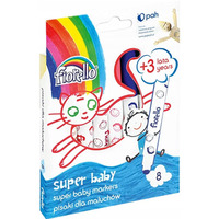 Pisaki SUPER BABY dla maluchów Fiorello 8kol 160-2033 GR-F165