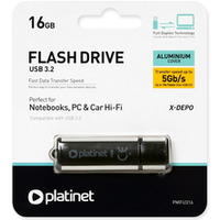 Pami USB 16GB PLATINET X-DEPO USB 3.2 czarny (41447)