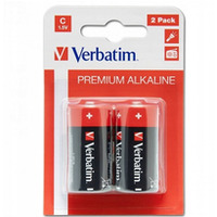 Bateria VERBATIM Premium Alkaline C/LR14 1, 5V alkaliczna blister (2szt) (49922)