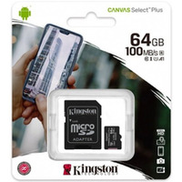 Pamięć MicroSD KINGSTON 64GB 100mb/s SDCS2/64GB