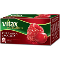 Herbata VITAX INSPIRATIONS (20 torebek*2g) urawina i Malina zawieszka
