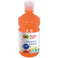 Farba TEMPERA Premium 500ml pomarańczowa HAPPY COLOR HA 3310 0500-42