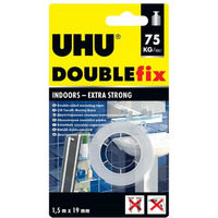 Ta�ma monta�owa dwustronna 19mm x1.5m UHU U44855