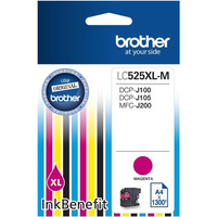Tusz BROTHER (LC525XL-M) purpurowy 1300str
