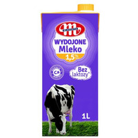 Mleko WYDOJONE UHT bez laktozy 1, 5% 1L
