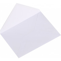 Koperta B6 NK bia�a (50szt.) klapa w szpic 75g NC 01110000/50