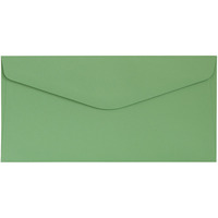 Koperta DL gadki zielony satynowany K 130g. (10szt.) 280136 Galeria Papieru