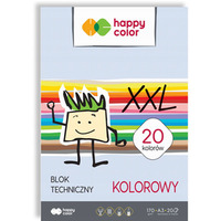 Blok techniczny kolor A3 20k 170g HA 3717 3040-09 HAPPY COLOR
