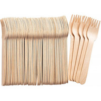 Widelec drewniany 15,5 cm, op.100 szt. VT-FK6/39012