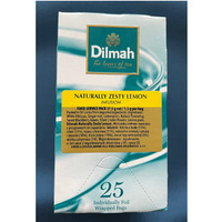 Herbata DILMAH owocowa bez kofeiny (25 kopert) NATURALLY ZESTY LEMON