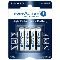 Bateria EVERACTIVE Pro Alkaline AAA/LR03 alkaliczna blister (4szt)