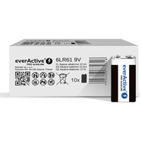 Bateria EVERACTIVE Pro Alkaline 9V/6LR61 alkaliczna pudeko (10szt)