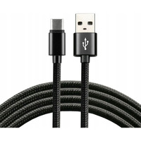 Kabel USB - USB-C EVERACTIVE 0, 3m 3A czarny (CBB-0.3CB)