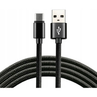 Kabel USB - USB-C EVERACTIVE 1, 2m 3A czarny (CBB-1.2CB)