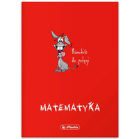 Zeszyt szkolny przedmiotowy A5 60 kartek w kratkę 70g MATEMATYKA 400197975 HERLITZ