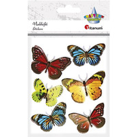 Naklejka dekoracyjna 3D motyle (6 szt.) 362067 TITANUM