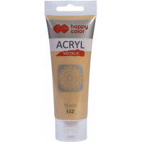 Farba akrylowa 75ml blade złoto metallik HA 7370 0075-112 HAPPY COLOR