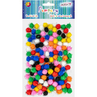 Pompony mix kol. śr.1,3cm (150szt) PM-3489 ALIGA