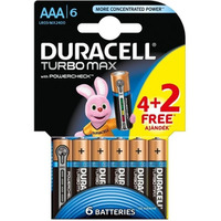 Bateria DURACELL Turbo Max AAA/LR03/MX2400 alkaliczna (6szt)