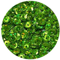 Cekiny hologramowe 8mm jasno zielone H150 BREWIS