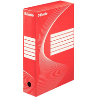 Pudeka archiwizacyjne ESSELTE BOXY 80mm czerwone 128412