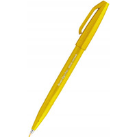 Pisak BRUSH SIGN PEN żółty SES15C-G PENTEL