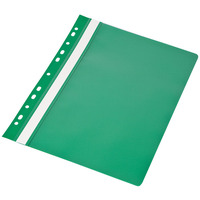 Skoroszyt A4 twardy wpinany typu PVC (10) zielony 0413-0019-04 Panta Plast