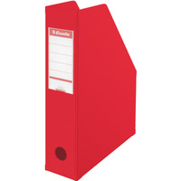 Pojemnik skadany A4 70mm czerwony ESSELTE PVC 56003