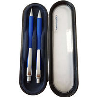 Komplet długopis + ołówek RONDO PLUS niebieski 81265
