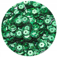 Cekiny hologramowe 6mm zielone 10g. H30 BREWIS