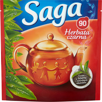Herbata SAGA czarna ekspresowa 90 torebek