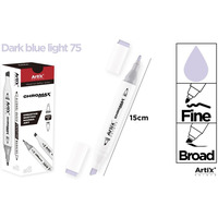 Marker alkoholowy dwustronny DARK BLUE LIGHT PP915-75 ARTIX