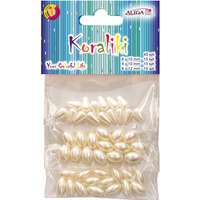 Koraliki per�owe plastikowe mix rozm. 45szt. PJ-7889 ALIGA