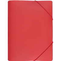 Teczka z gumk szeroka - SP czerwona TGS-01-01 BIURFOL
