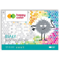 Blok rysunkowy A3 100g biay HA 3710 3 040-0 HAPPY COLOR