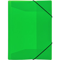 Teczka z gumk A4 PP neon zielony TG-NEON-A4-03 BIURFOL