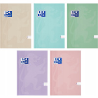 Zeszyt szkolny A5 Brulion 96 kartek w lini� z marginesem TOUCH PASTEL 400175293 OXFORD