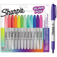Markery permanentny SHARPIE Glam Pop (12 kolorw) 2198780