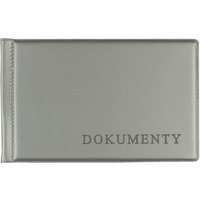 Ok�adka na dokumet.ma�e silver BIURFOL KOD-02-01