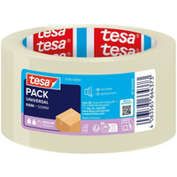 Ta�ma pakowa UNIVERSAL 66m x 50mm TRANSPARENTNA cicha 57187 TESA