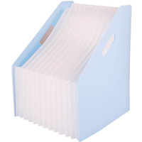 Organizer wolnostoj�cy harmonijkowy A4 MACARON niebieski B41102 BLUE DELI